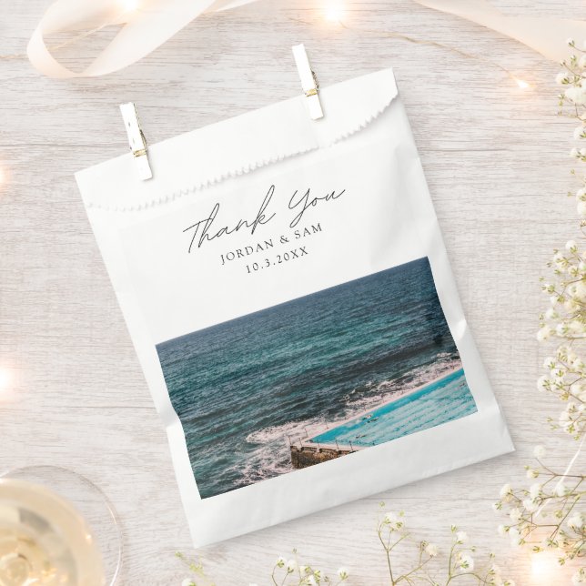 Sydney Wedding Bondi Beach Photo Favour Bags (Clipped)