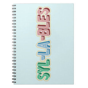Syllables topography notebook