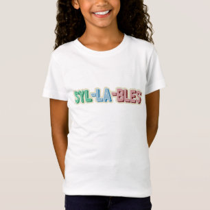 Syllables topography T-Shirt
