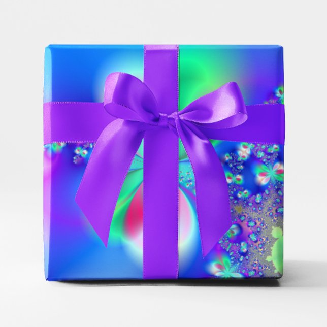 Sylph Dance Fractal Art Wrapping Paper (Sylph Dance Fractal Art Wrapping Paper)