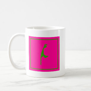 Sylt Becher in den Farben Pink/Grün Coffee Mug