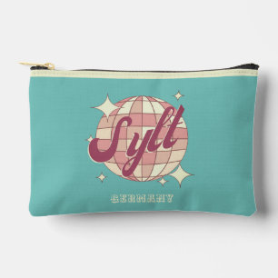 Sylt Germany Nordsee travel retro vintage Accessory Pouch