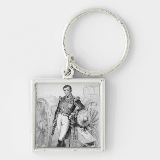 Sylvain Charles Valee , Count and Marshal Key Ring (Front)
