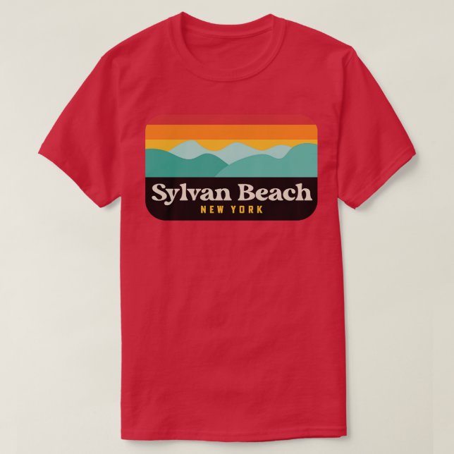 Sylvan Beach NY Upstate New York Utica Syracuse T-Shirt (Design Front)