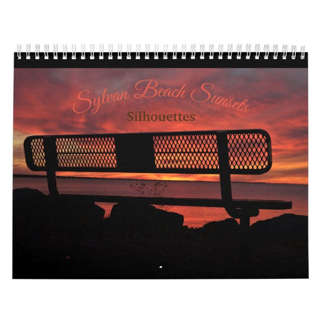 Sylvan Beach Silhouettes Calendar (Cover)