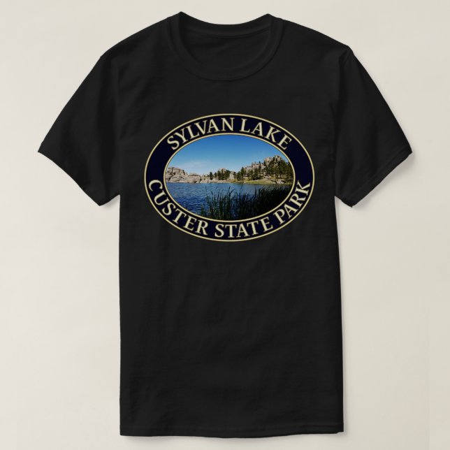 Sylvan Lake at Custer State Park in South Dakota T-Shirt (Design Front)