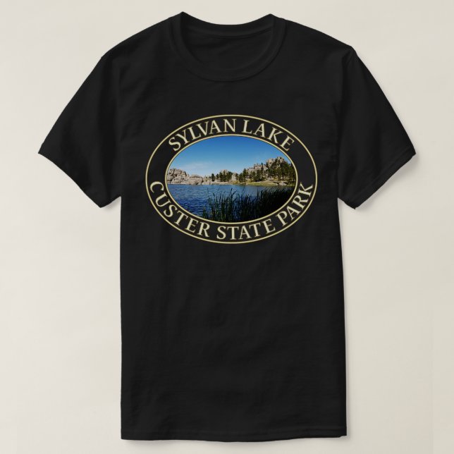 Sylvan Lake at Custer State Park in South Dakota   T-Shirt (Design Front)
