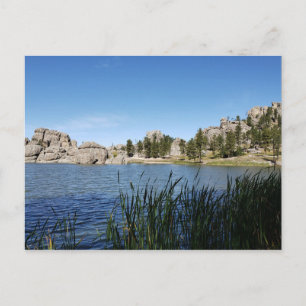 Sylvan Lake, Black Hills, Custer, South Dakota Postcard