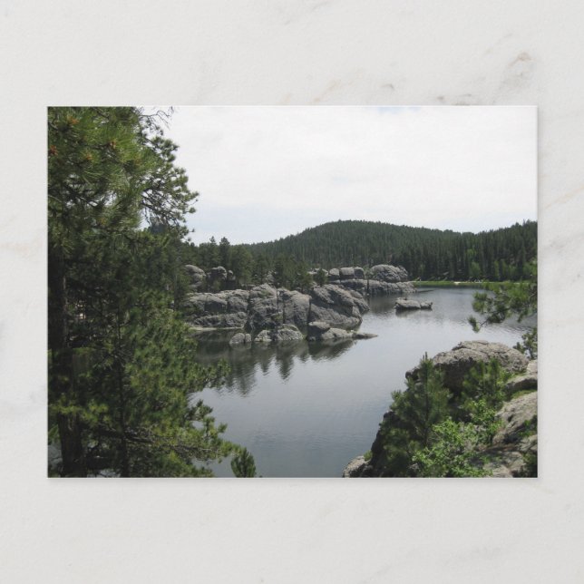Sylvan Lake in South Dakota Postcard (Front)