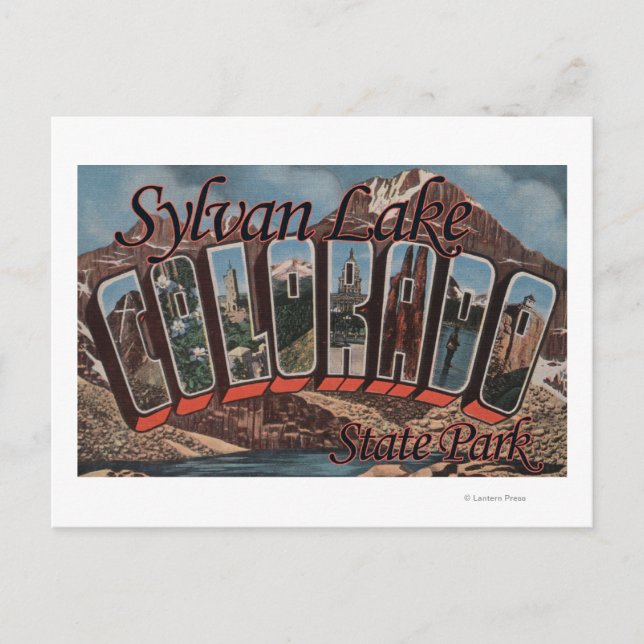Sylvan Lake State Park, Colorado Postcard (Front)
