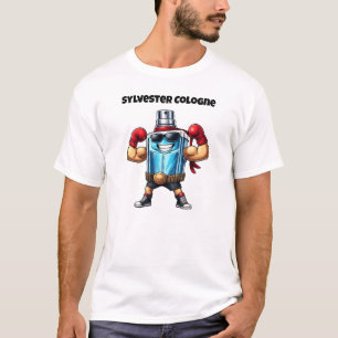 Sylvester Cologne – Funny Cologne Bottle Cartoon T-Shirt