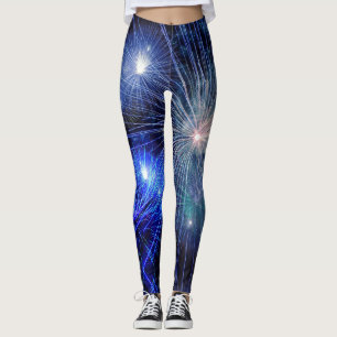 Sylvester Fireworks - Power Yoga Leggings