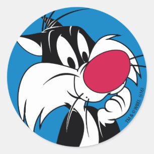 Sylvester Jr.   Classic Pose Round Sticker