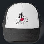 SYLVESTER™ Red Nose Face Trucker Hat<br><div class="desc">Sylvester Character Art.</div>