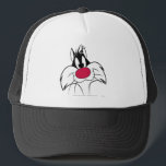 SYLVESTER™ Red Nose Face Trucker Hat<br><div class="desc">Sylvester Character Art.</div>