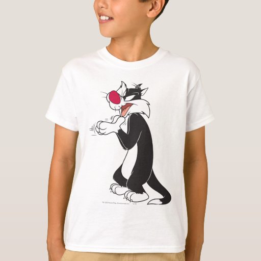 Image of SYLVESTER(tm) Rubbing Paws T-shirt