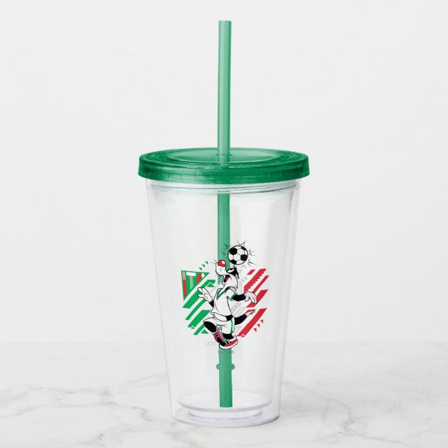 SYLVESTER™ Team Italy Soccer Graphic Acrylic Tumbler (Front)