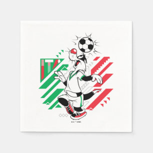 SYLVESTER™ Team Italy Soccer Graphic Napkin
