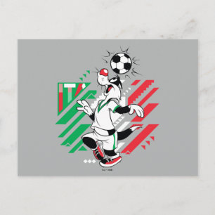 SYLVESTER™ Team Italy Soccer Graphic Postcard