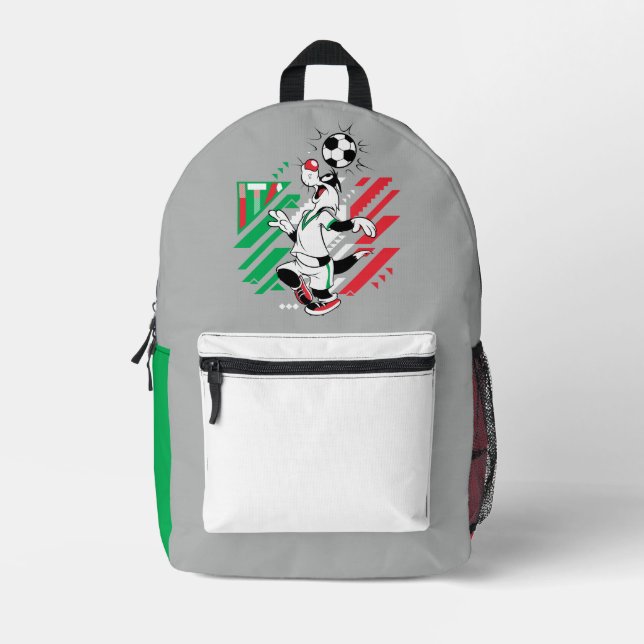 SYLVESTER™ Team Italy Soccer Graphic Printed Backpack (Front)