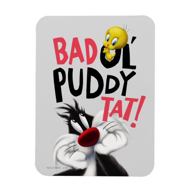 SYLVESTER™ & TWEETY™- Bad Ol' Puddy Tat Magnet (Vertical)