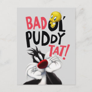 SYLVESTER™ & TWEETY™- Mean Ol' Puddy Tat Postcard