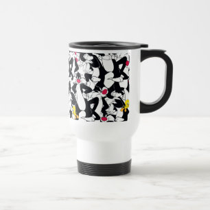 SYLVESTER™ & TWEETY™ Pattern Travel Mug