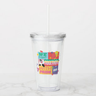 SYLVESTER™ & TWEETY™  We Fight Together With Pride Acrylic Tumbler