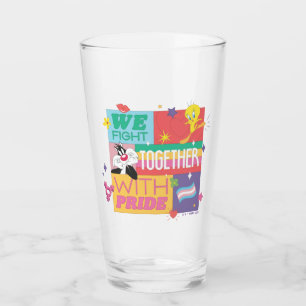 SYLVESTER™ & TWEETY™ We Fight Together With Pride Glass