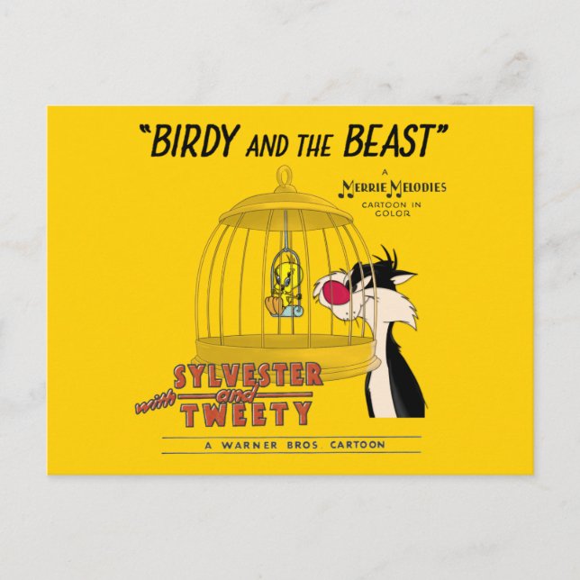 SYLVESTER™ & TWEEY™ | Birdy and the Beast Postcard (Front)
