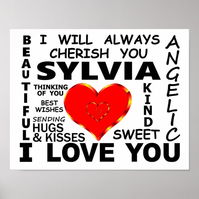 Sylvia I Love You Poster (Front)