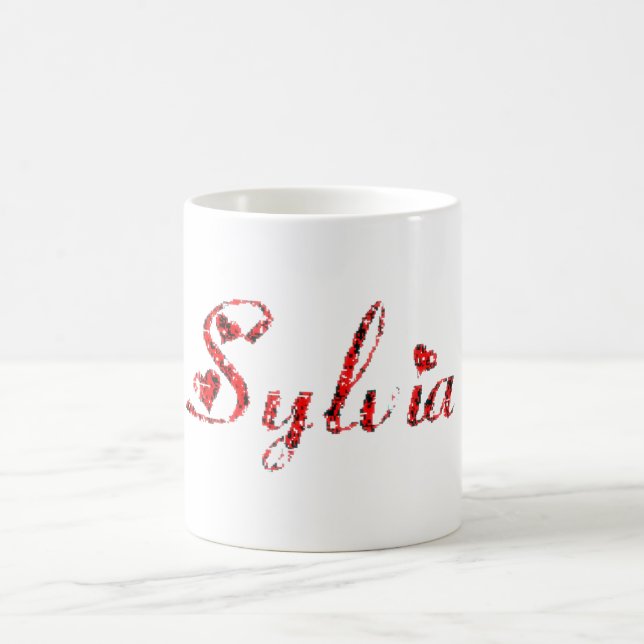 Sylvia Name Coffee Mug (Center)