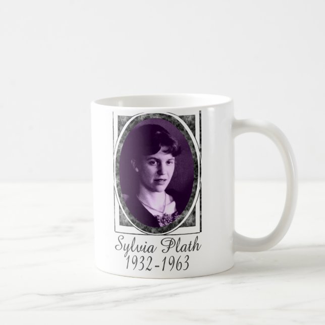 Sylvia Plath Coffee Mug (Right)