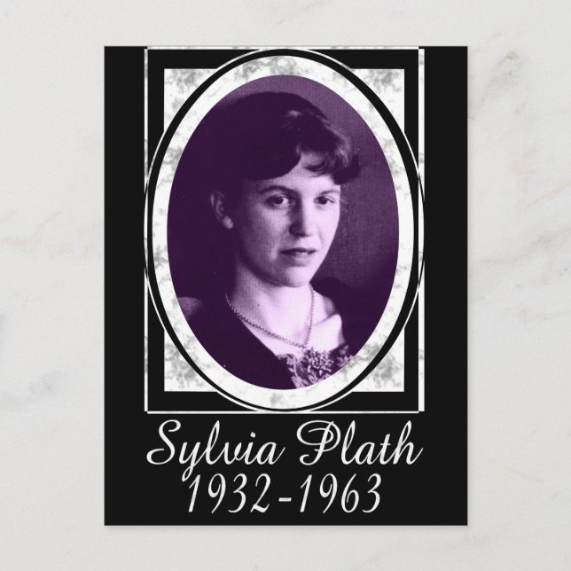 Sylvia Plath Postcard (Front)