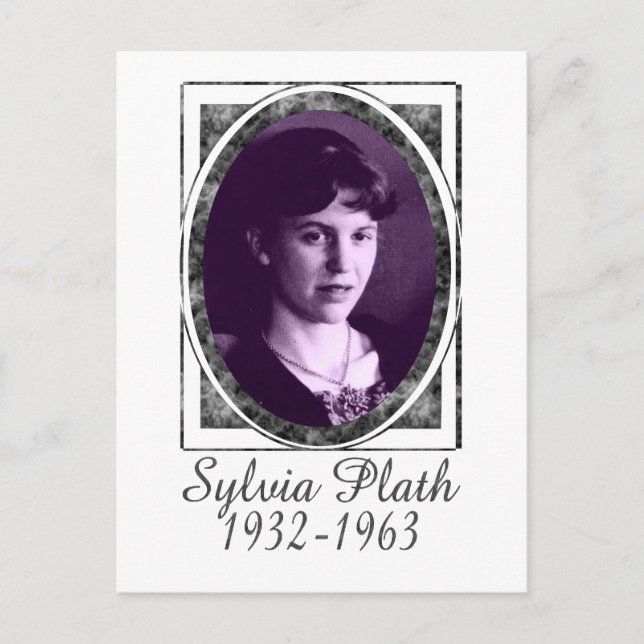 Sylvia Plath Postcard (Front)