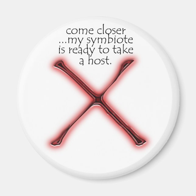 Symbiote Pouch Magnet (Front)