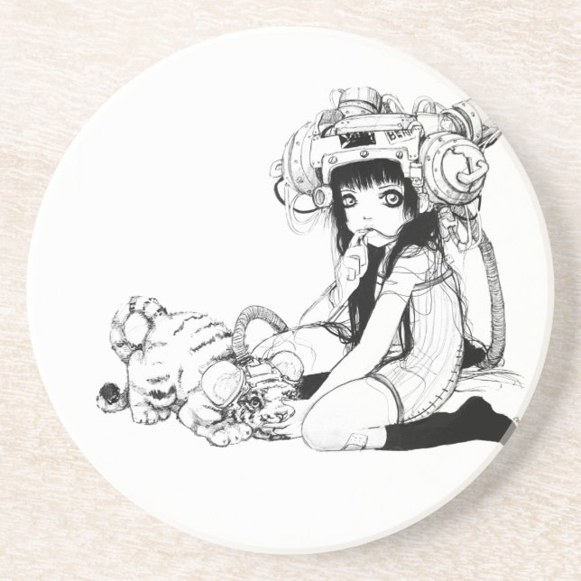 Symbiotic Friends Drink Coaster (Front)