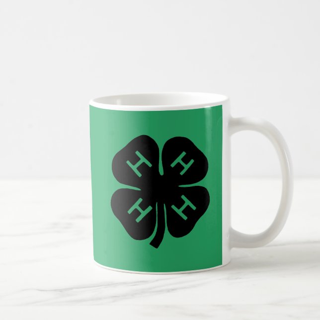 Symbol: 4-H Club Coffee Mug (Right)