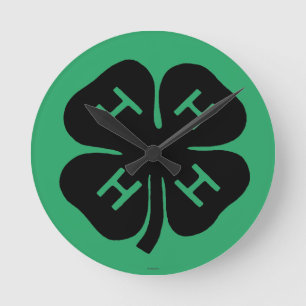 Symbol: 4-H Club Round Clock