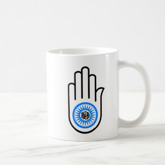 Symbol Ahimsa Hindu Buddhist Jainist Jainism Hand Coffee Mug