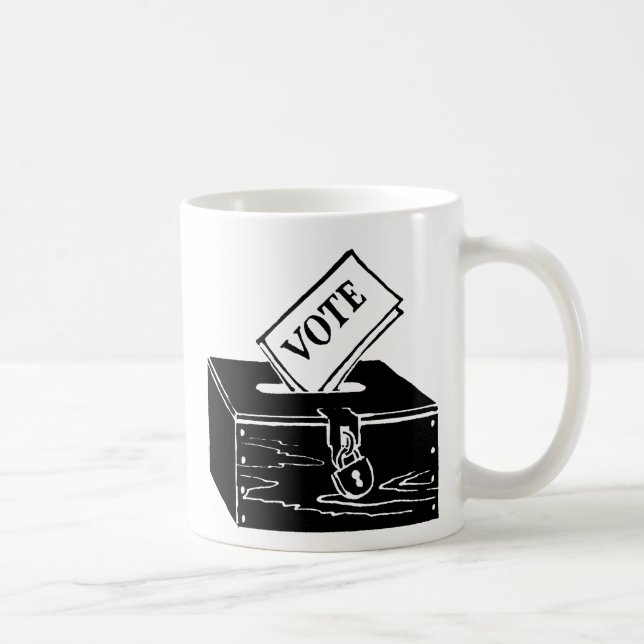 Symbol: Ballot Box Coffee Mug (Right)