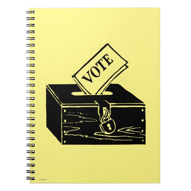 Symbol: Ballot Box Notebook (Front)