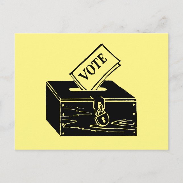 Symbol: Ballot Box Postcard (Front)