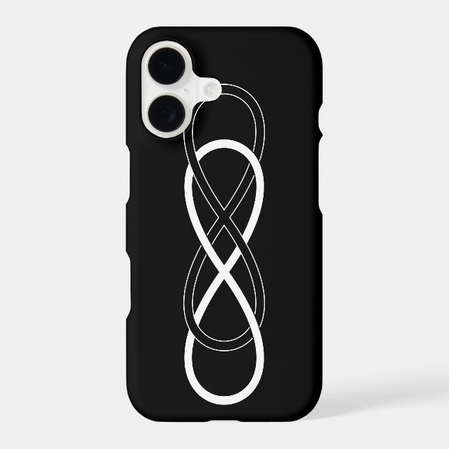 Symbol double Infinity - Black & White (Back)