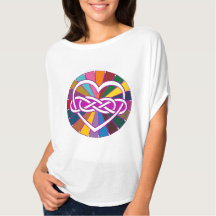 Symbol double Infinity Heart colourful shine