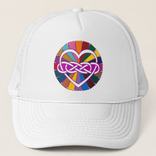 Symbol double Infinity Heart colourful shine Trucker Hat