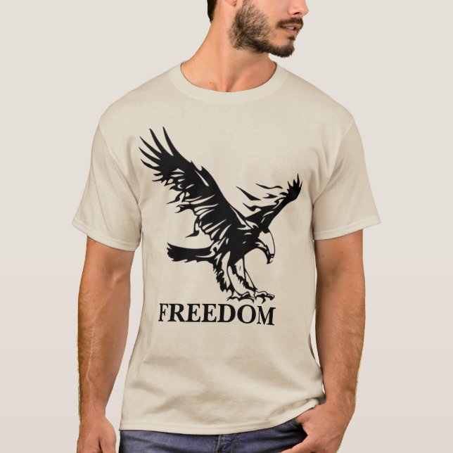 Symbol Eagle Freedom. Personalised T-Shirt (Front)