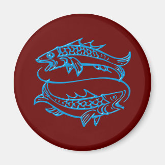 symbol fish zodiac sign Pisces Magnet