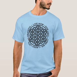 Symbol Flower Of Life - Rules Of Life 1 T-Shirt