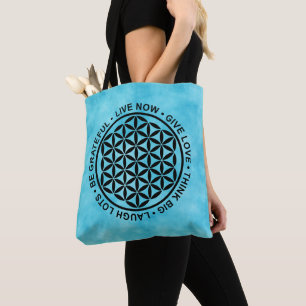 Symbol Flower Of Life - Rules Of Life 1 Tote Bag